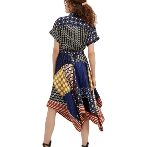 Maeve by Anthropologie Contrast Midi Shirt Dress Size XL - Picture 5 of 15